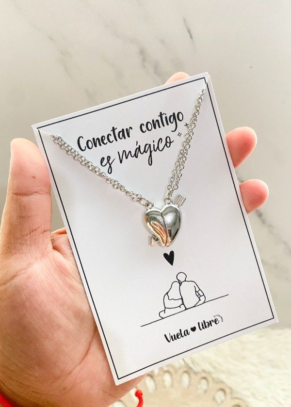 Producto - Collar corazón iman