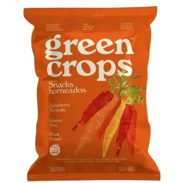 Producto - Snacks zanahoria teriyaki 45G GREEN CROPS