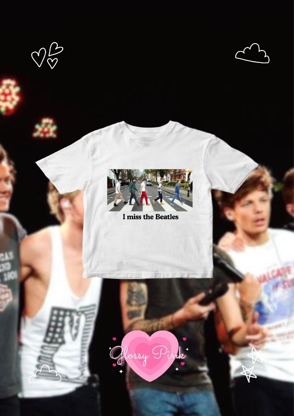 Baby tee i miss the beatles