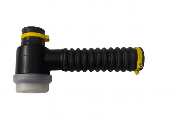 Producto - Sifón Simple Corrugado de Goma con Cámara de Inspección  Universal