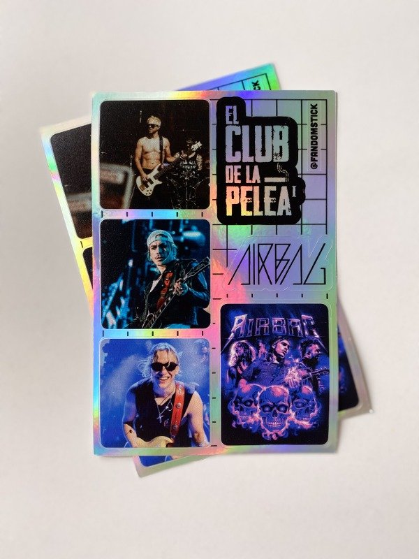 Producto - Airbag - Plancha de Stickers