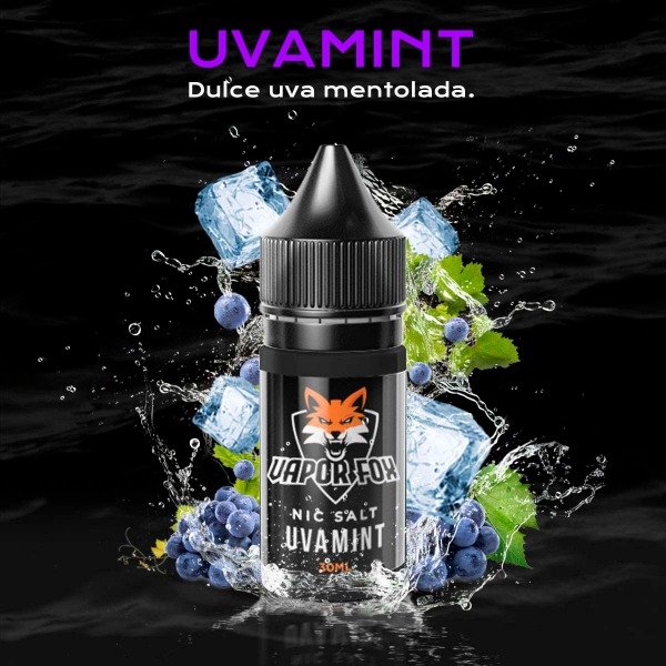 Producto - SALT VAPOR FOX Uvamint 30ml