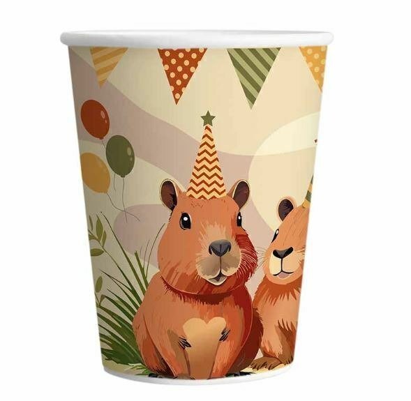 Producto - VASO POLIPAPEL X8 CAPIBARA