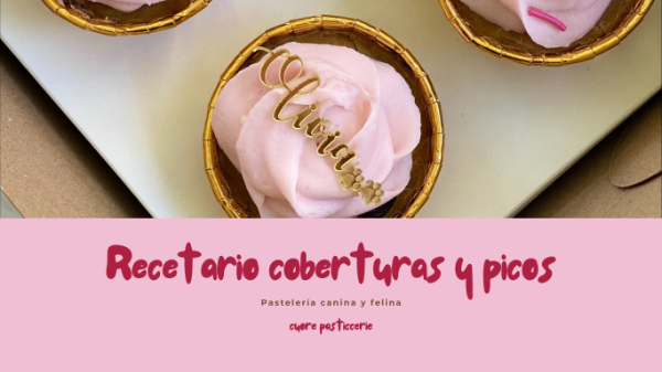 Producto - Recetario coberturas y picos decorativos - Cuore Pasticcerie