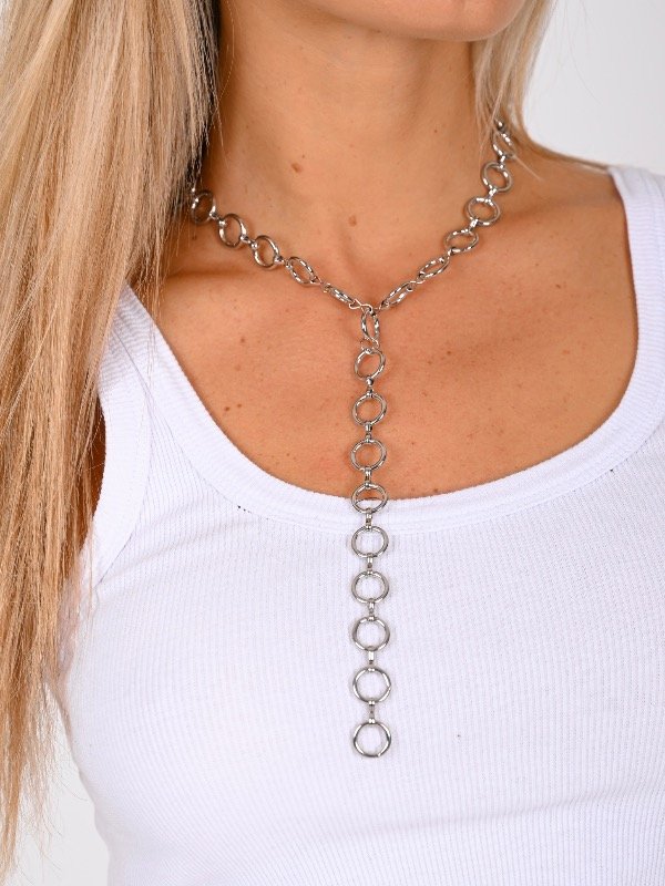 Producto - Collar Circulos Silver