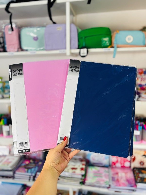 Producto - Carpetas A4 con 20 folios