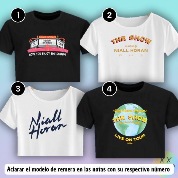 Producto - Crop Top Niall Horan #2