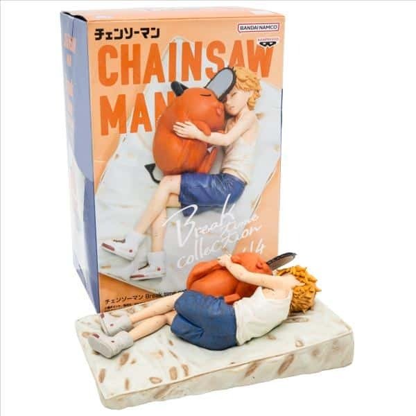 Producto - Figura Original Pochita y Denji Break Time - Chainsaw Man - Banpresto