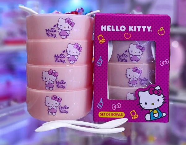 Producto - Set De Mini Bowls Hello Kitty Original