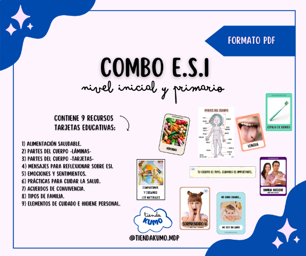 Producto - COMBO EDUCACIÓN SEXUAL INTEGRAL- PDF
