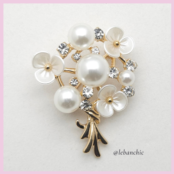 Producto - Broche Pearl Bouquet