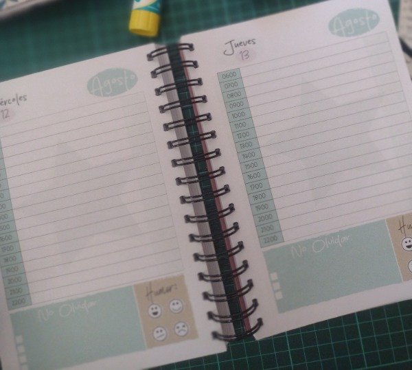 Producto - Agenda Un Día Por Hoja (Opción Tapa personalizada)