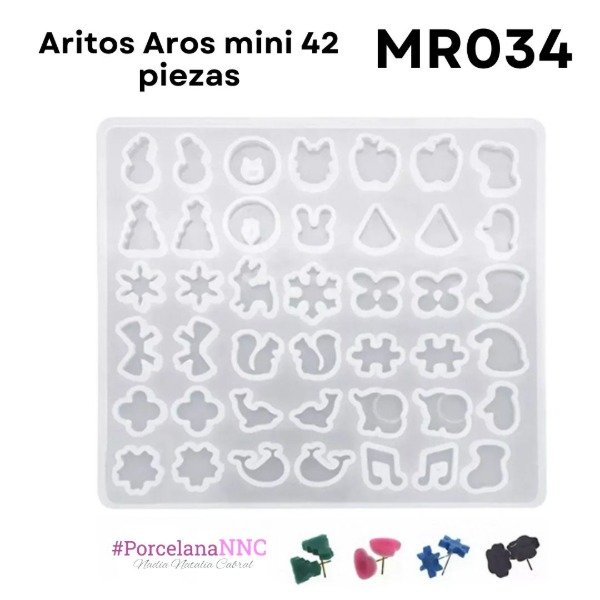 Producto - Aritos Aros mini 42 piezas MR034