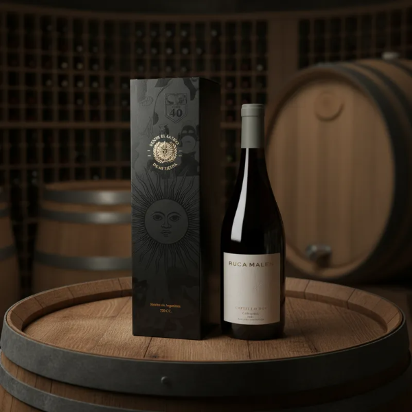 Producto - Caja Estuche Vino Individual 1 Botella 32x9x9 Argentina