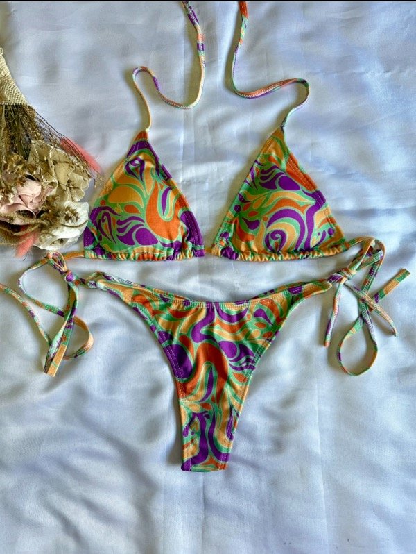 Producto - Bikini triángulo multicolor