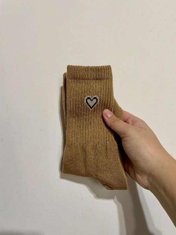 Tenis adulto corazoncito marron