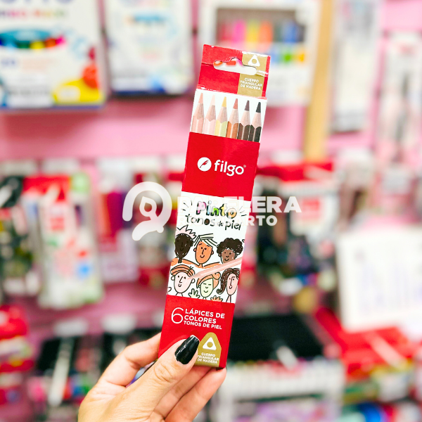 Producto - LÁPIZ DE COLOR FILGO SKINTONES x6L