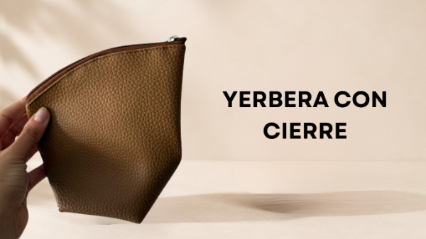 Producto - YERBERA CON CIERRE (MARRÓN CLARO)