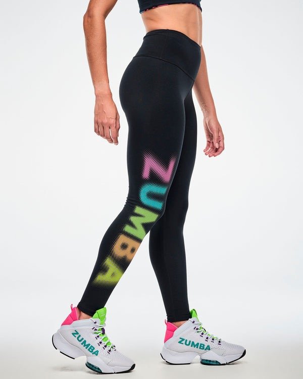 Producto - Electric Feel High Waisted Ankle Leggings - Bold Black - 0