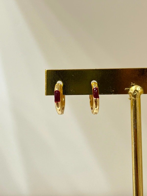 Producto - ARGOLLITA CON DETALLE BORDO - 0