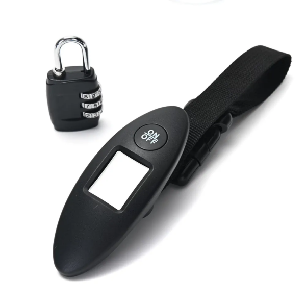 Producto - COMBO: Balanza Digital para Equipaje + Candado de Seguridad de 3 Dígitos - 3