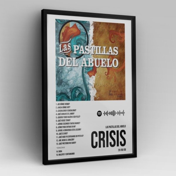 Producto - Cuadro Álbum Las Pastillas del Abuelo Crisis