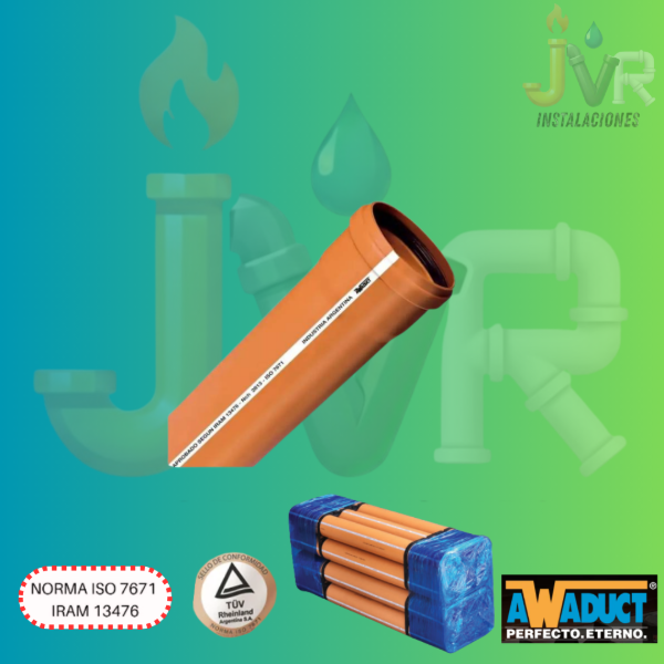 Producto - Caño 110MM x 4mts Awaduct