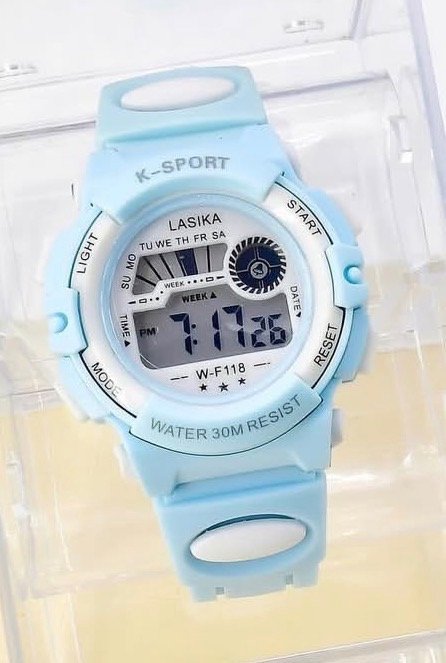 Producto - Reloj sport celeste