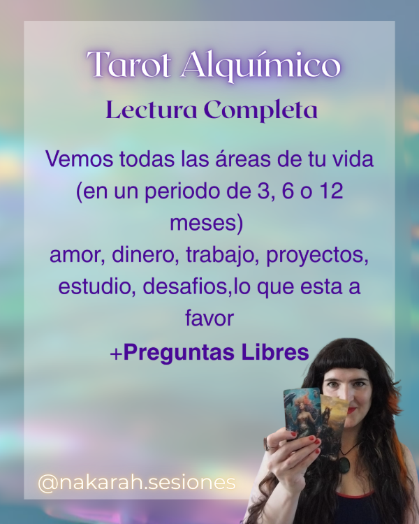 Producto - Lectura Grand Tableau +5 Preguntas Libres