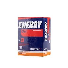 Producto - Gel energetico MERVICK Naranja Caja X12 unidades