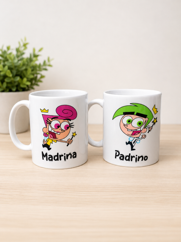 Producto - TAZAS PERSONALIZADAS PARA MADRINA Y PADRINO