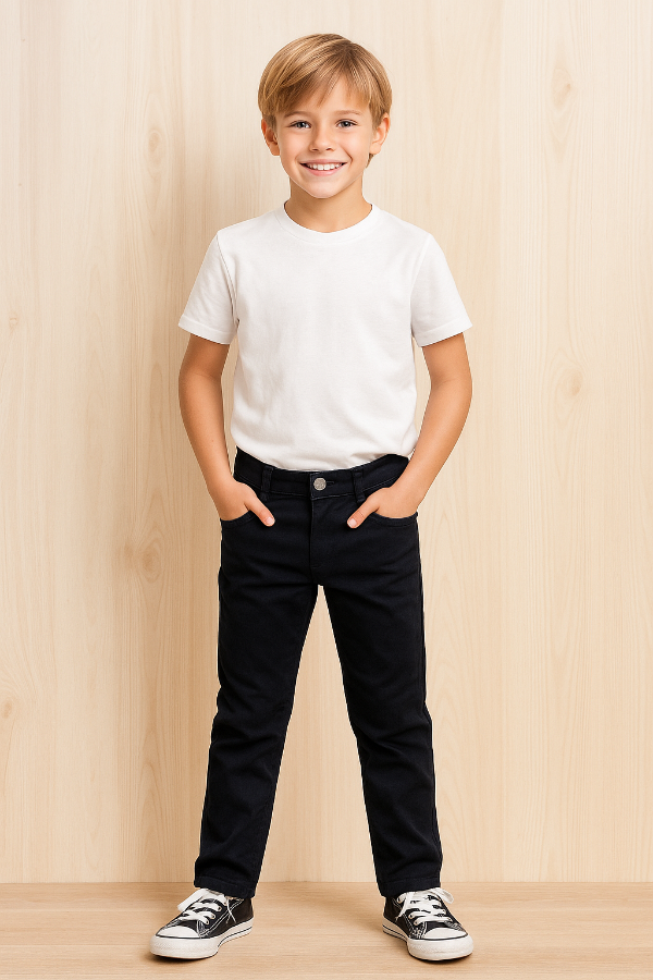 Producto - Pantalón gabardina colegial azul