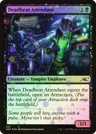 Producto - Deadbeat Attendant (Galaxy Foil)