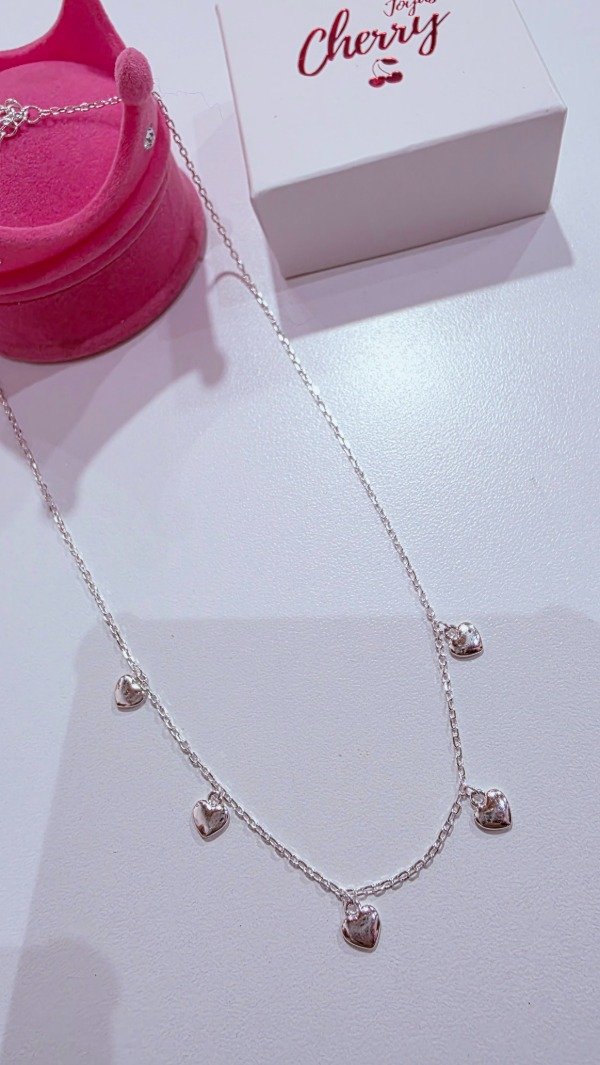 Producto - Collar gargantilla corazones PL - 1