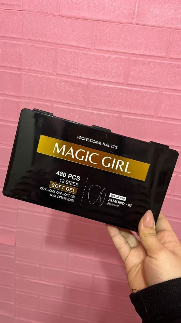 Producto - Tips Magic Girl Almendra Medio 480 unidades