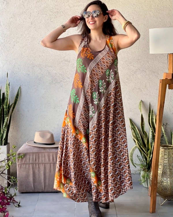 Producto - Solero Túnica Chocolate M a XL