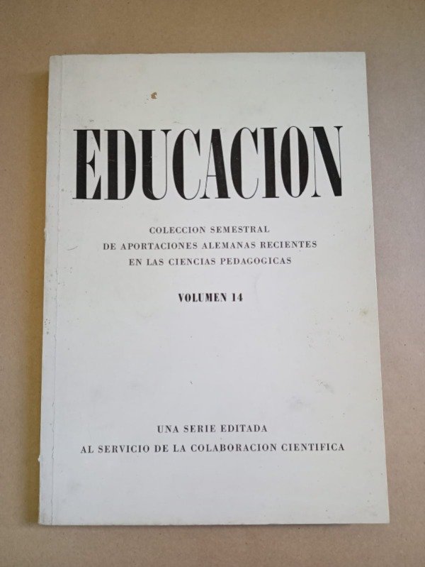 Producto - Educación #14 - Autores varios - Inst. de colaboración científica Tübingen 1976