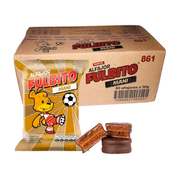 Producto - Alfajor Fulbito Mani x 40 (cada uno 215)