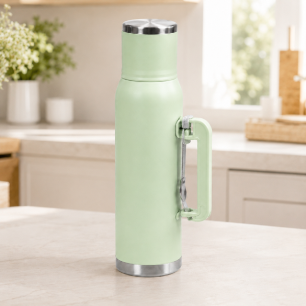 Producto - SET DE MATE PLUS 1.2LT DOBLE CAPA DE ACERO CON BOMBILLA - 5