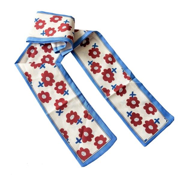 Producto - Pañuelo Lazo Red Flowers