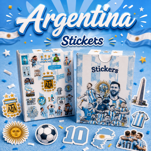 Producto - Cajita de stickers "Argentina"