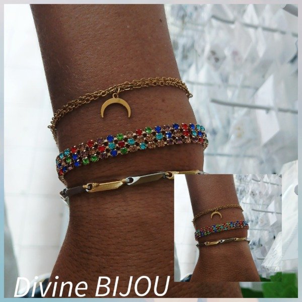Producto - Pulsera acero dorado