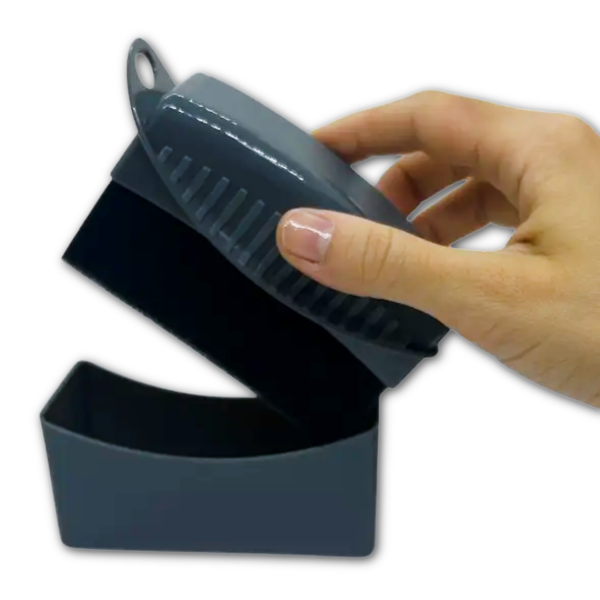 Producto - APLICADOR CURVO POLIESPUMA GRIS PARA NEUMATICOS C/ ESTUCHE 9274