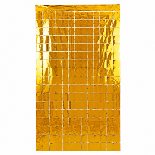 Producto - Cortina Square Dorada x 1