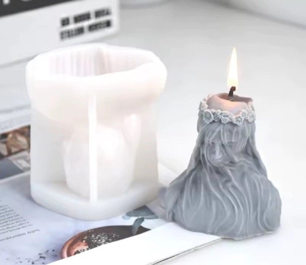 Producto - MOLDE SILICONA MUJER CON VELO