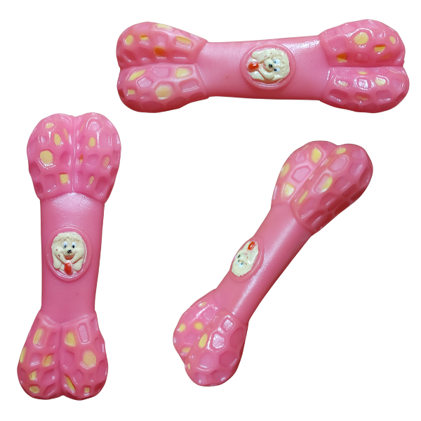 Producto - Juguete para para perros huesito masticable con chifle sonoro - 4