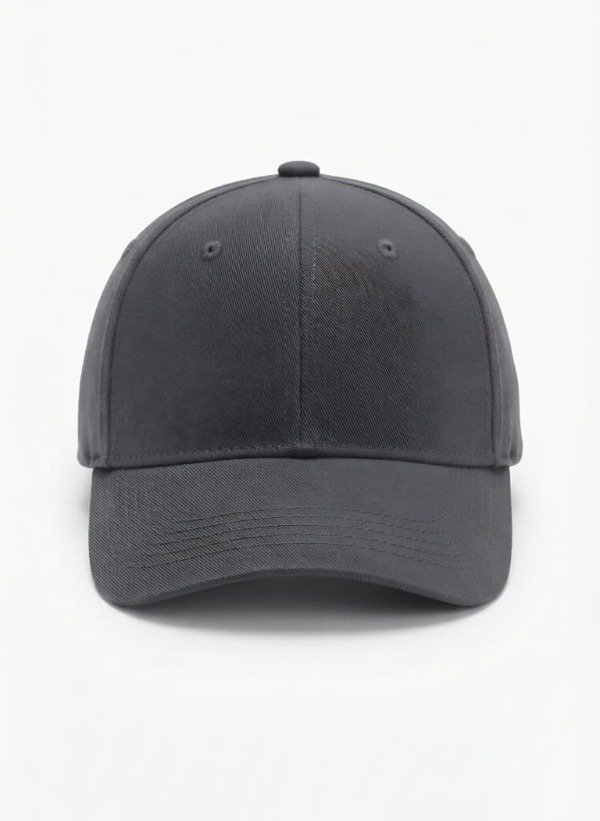 Producto - Gorra de gabardina 6 gajos gris infantil
