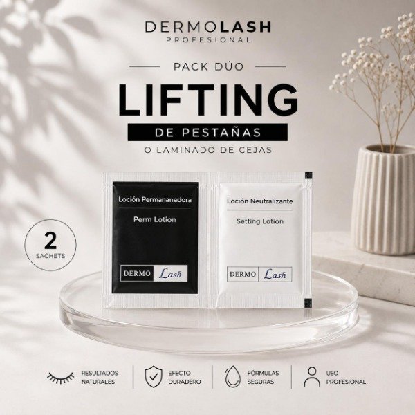 Producto - Dúo permanentador + neutralizante sachet lifting/laminado