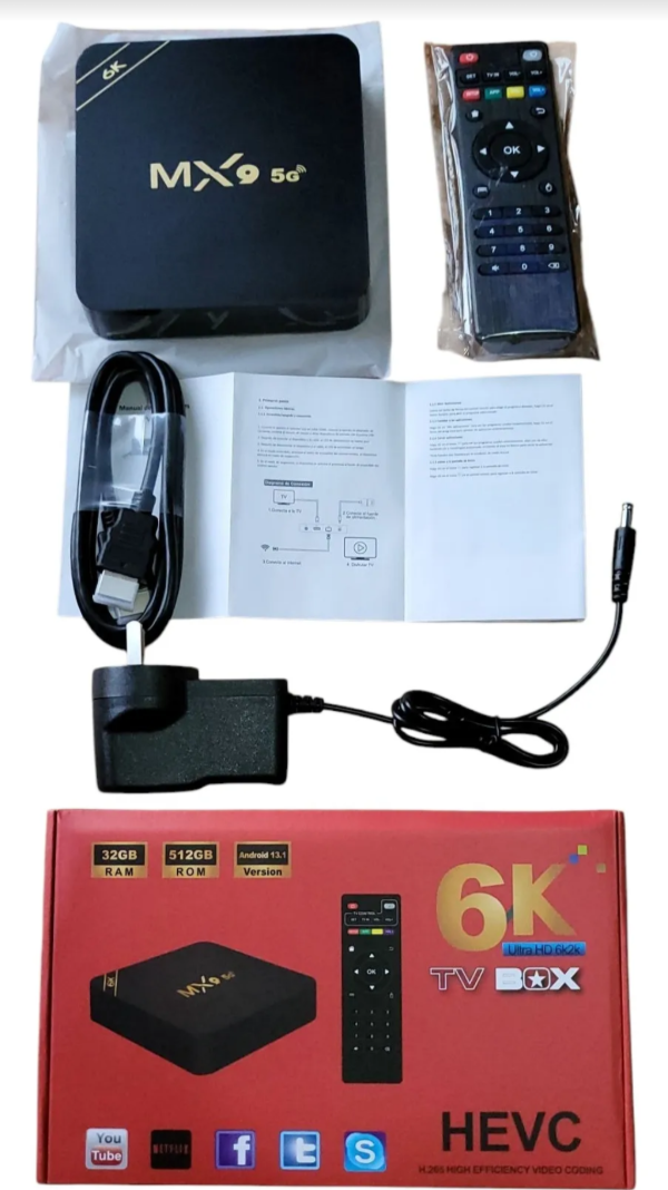 Producto - Convertidor A Smart Tv Android Ram32gb Ultra Hd 6k Tv Box