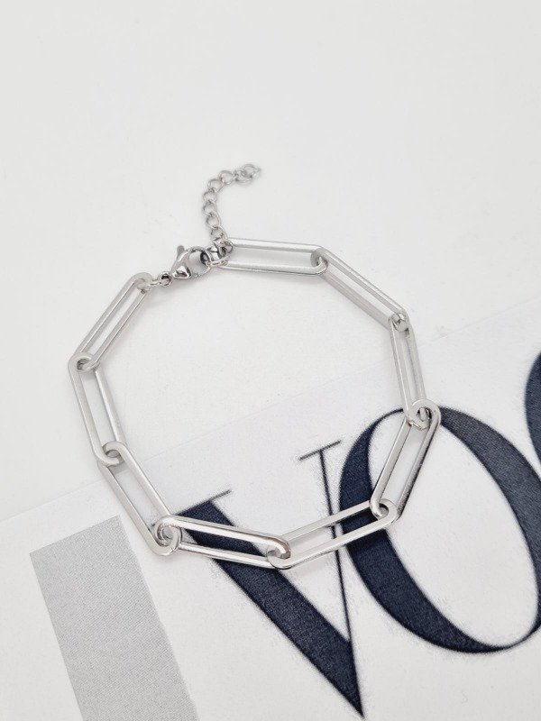 Producto - Pulsera acero quirurgico eslabones gde